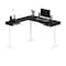 Bestar Bestar Viva 72W L-Shaped Standing Desk in black & white 19420-18 - alternate 9